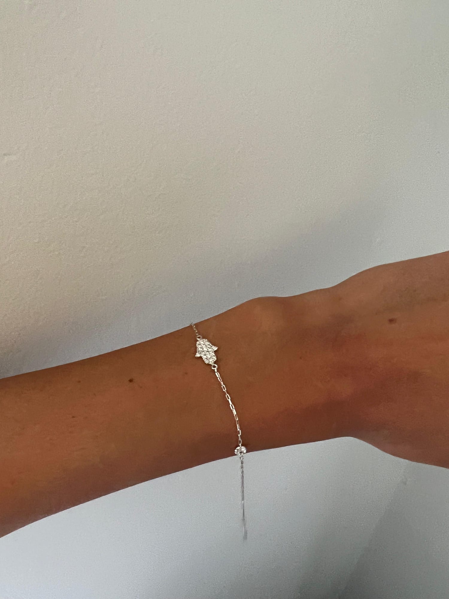 Diamond Hamsa Bracelet