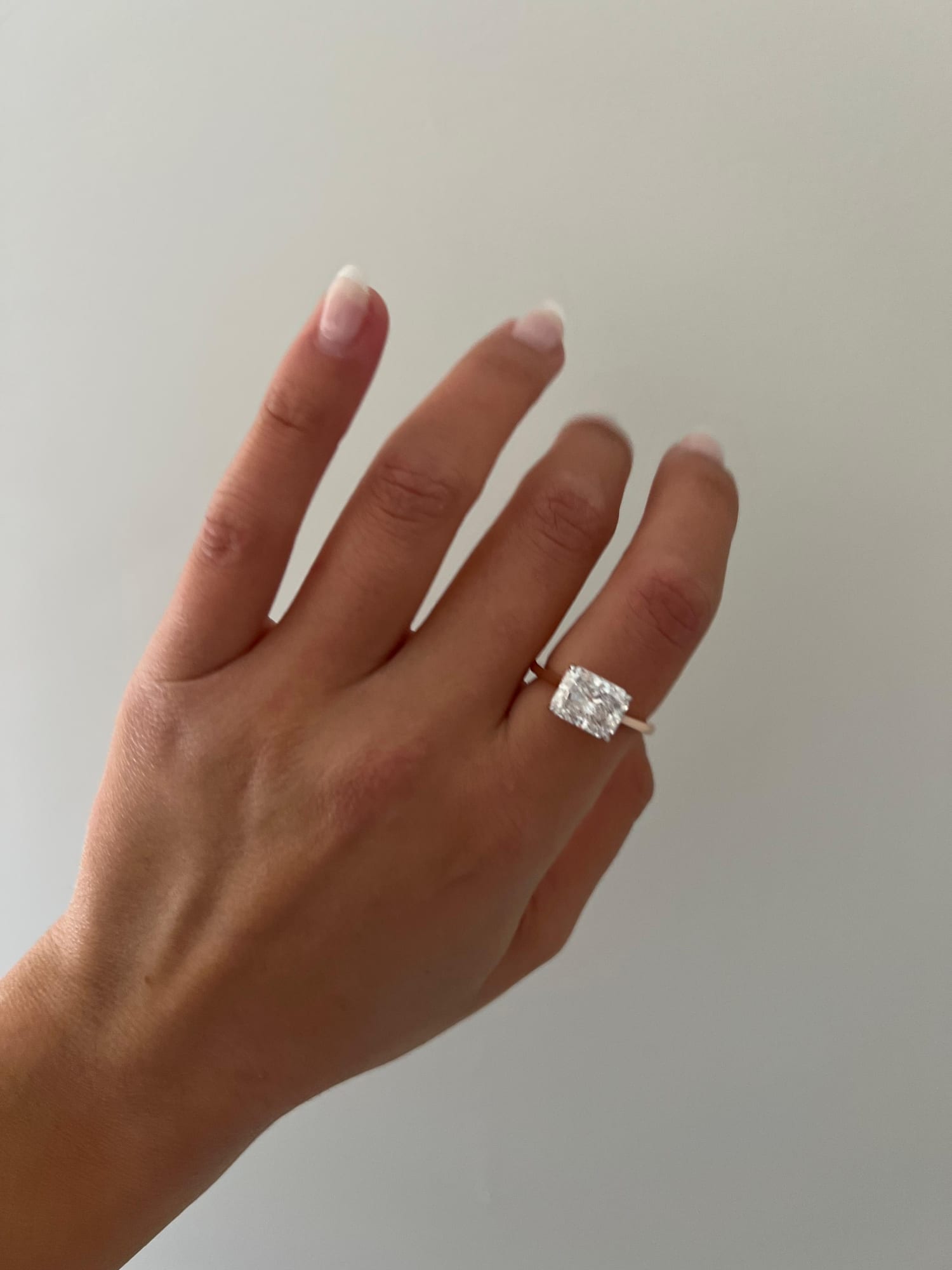 Radiant Solitaire Ring