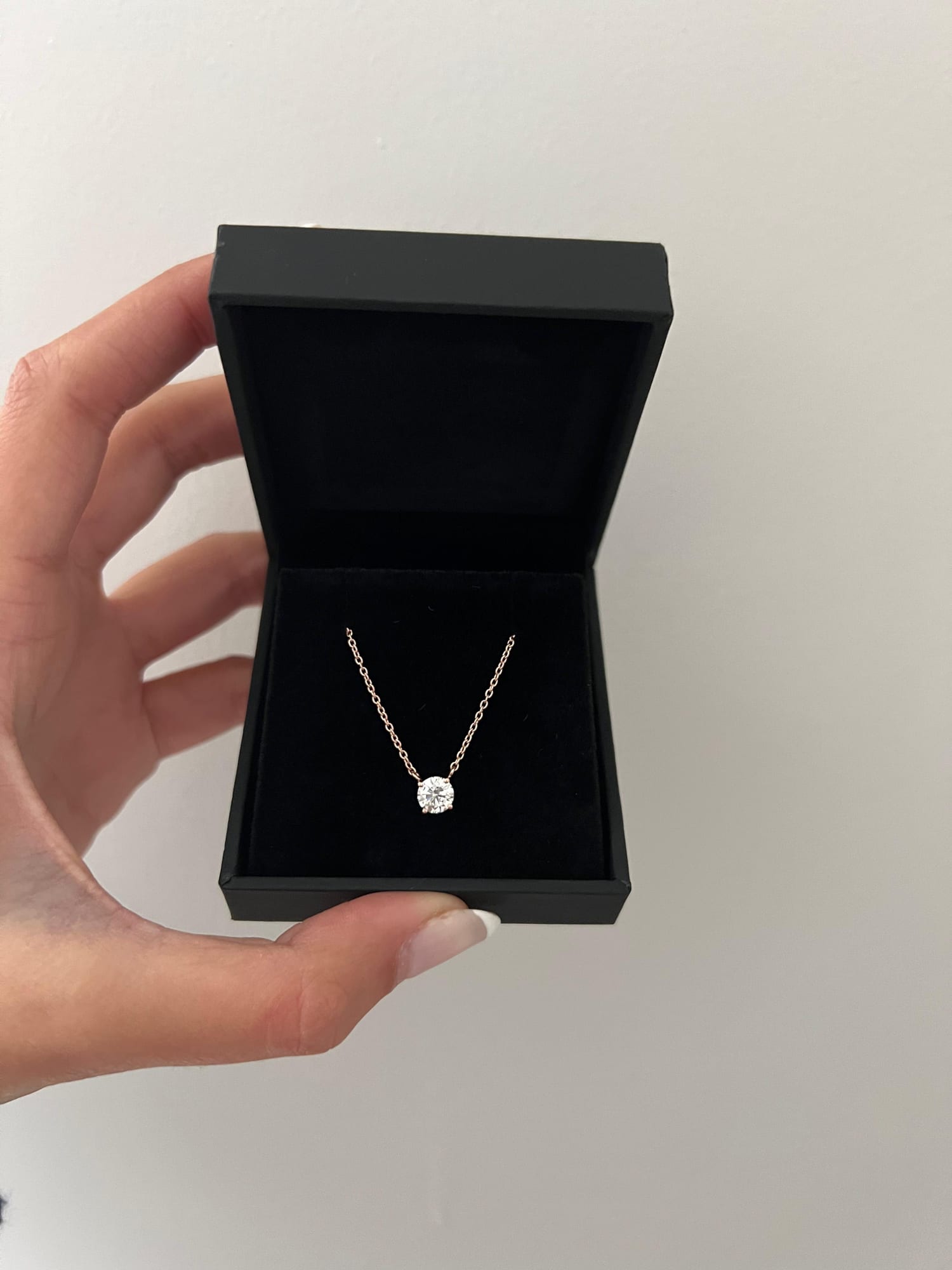 Diamond Solitaire Necklace