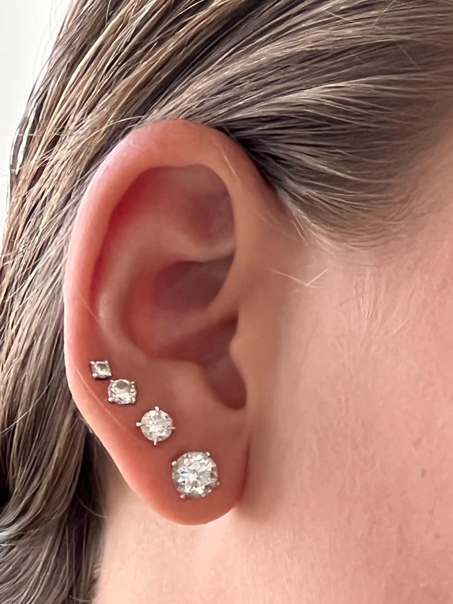 Diamond Stud Set (Ear Stack)